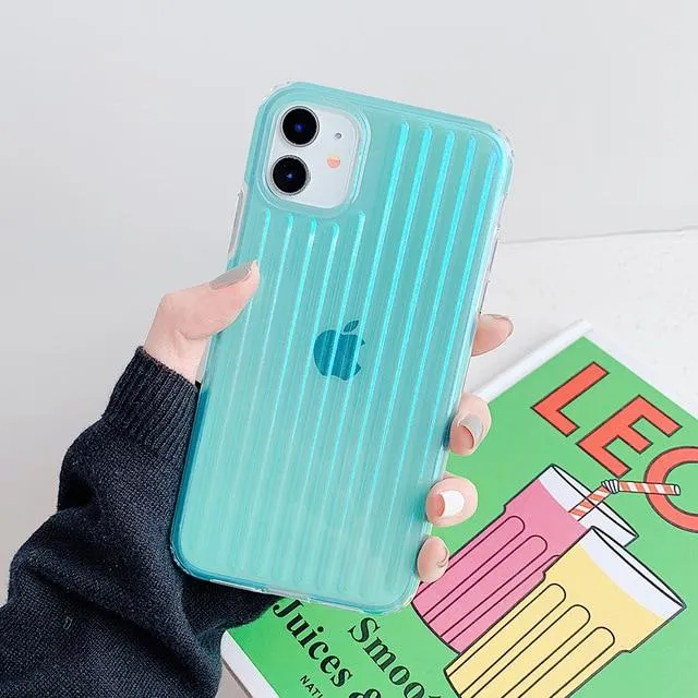 Clear Stripes Shockproof Case