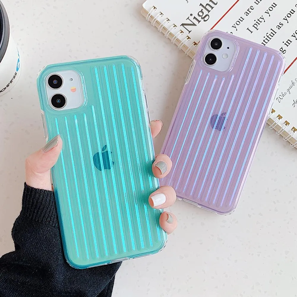 Clear Stripes Shockproof Case