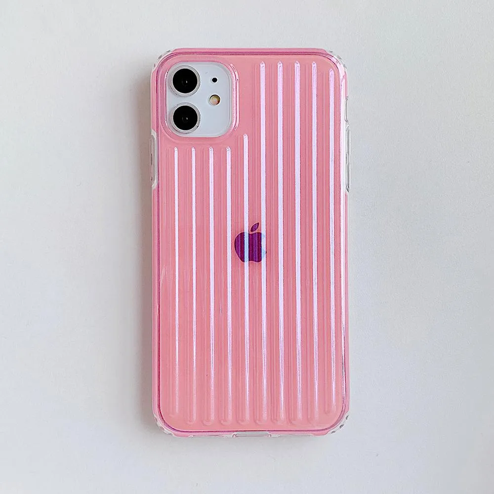 Clear Stripes Shockproof Case