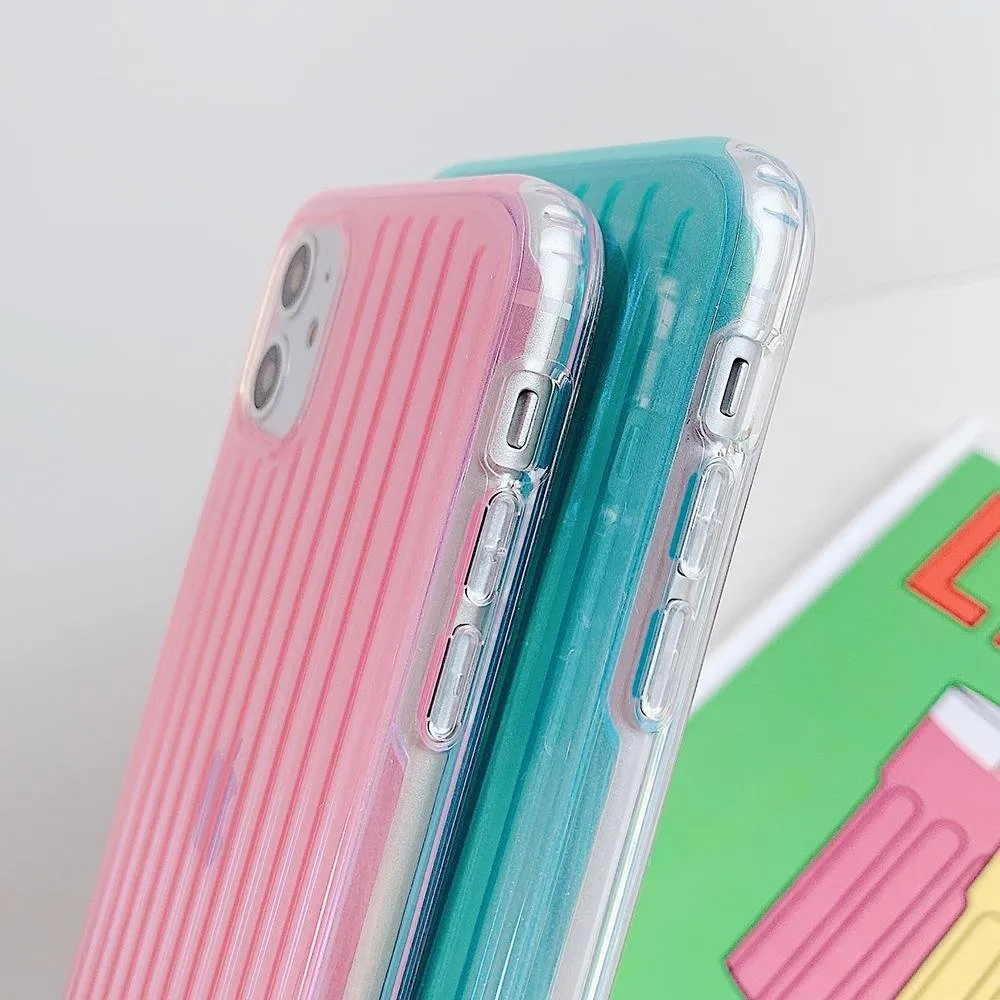 Clear Stripes Shockproof Case