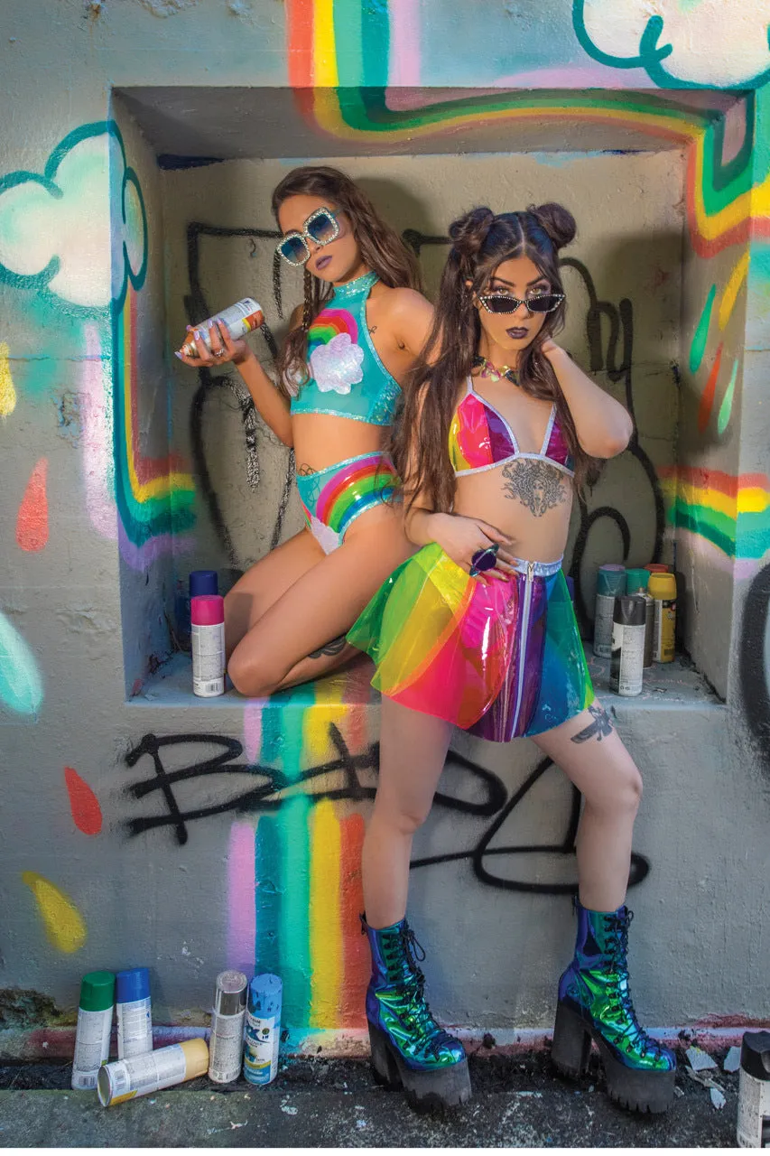 Cloud and Rainbow Shorts