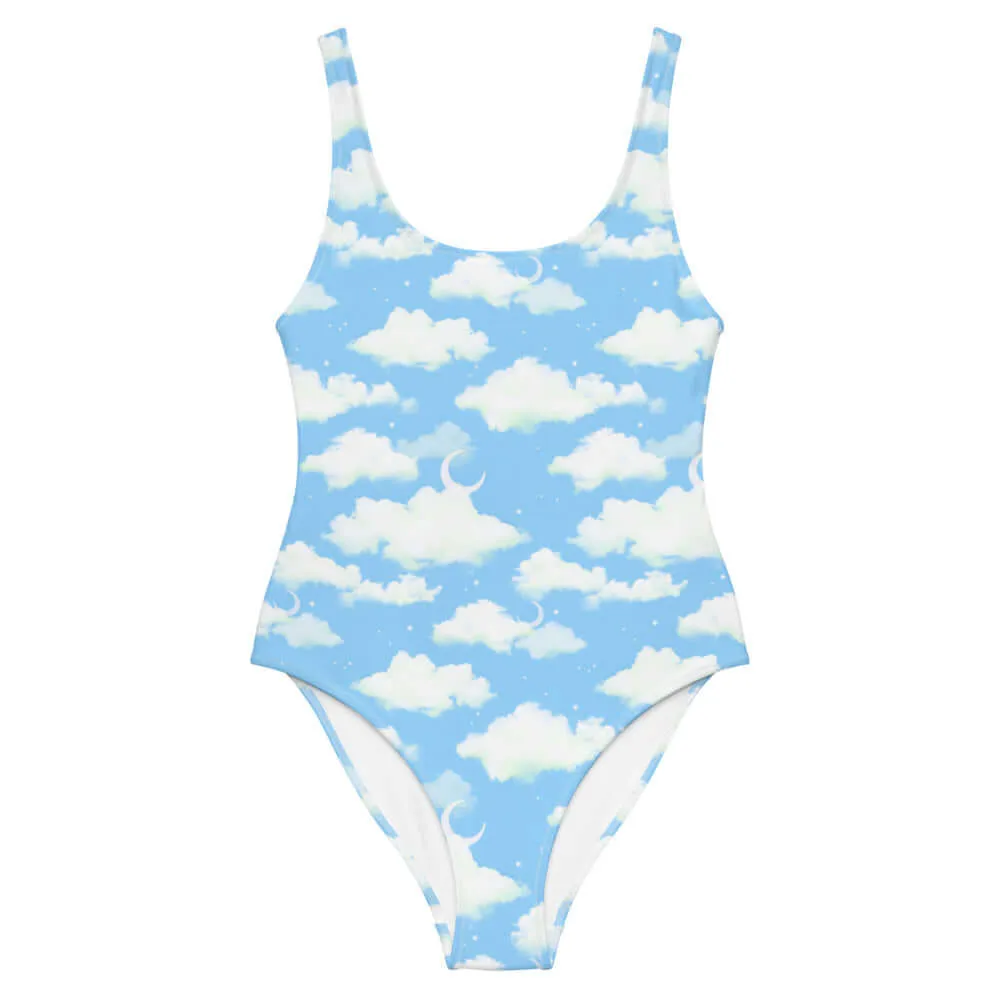 Cloudy Sky One-Piece Swimsuit