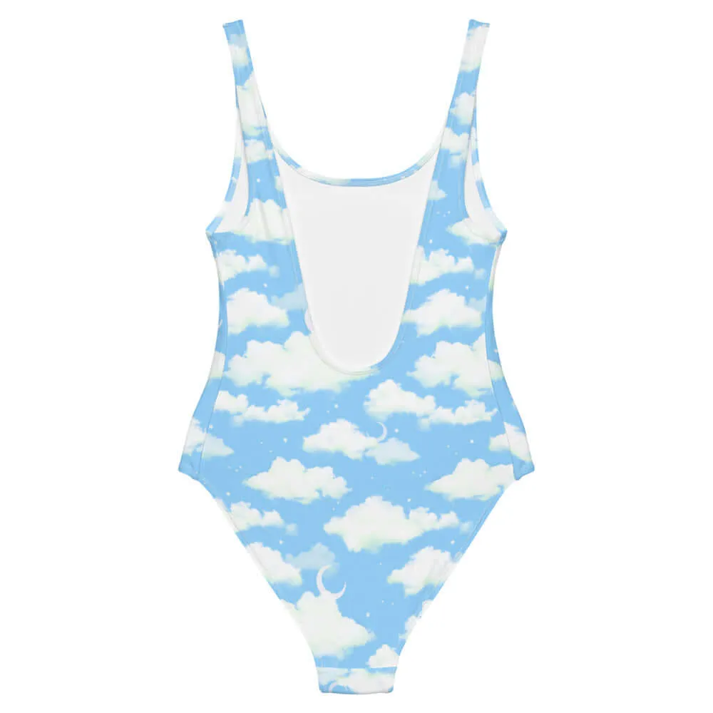 Cloudy Sky One-Piece Swimsuit