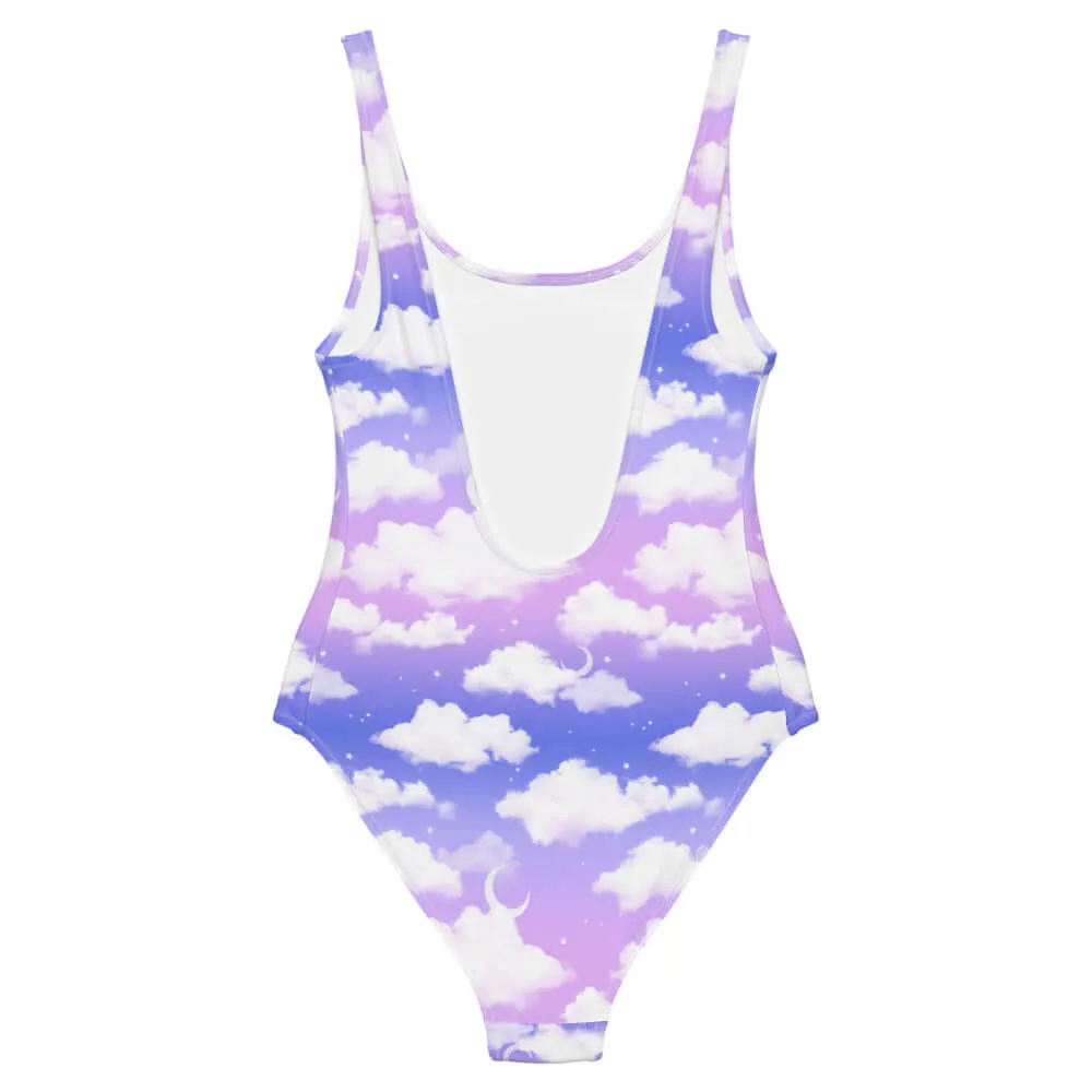 Cloudy Sky One-Piece Swimsuit