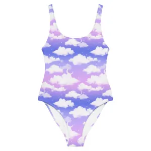 Cloudy Sky One-Piece Swimsuit