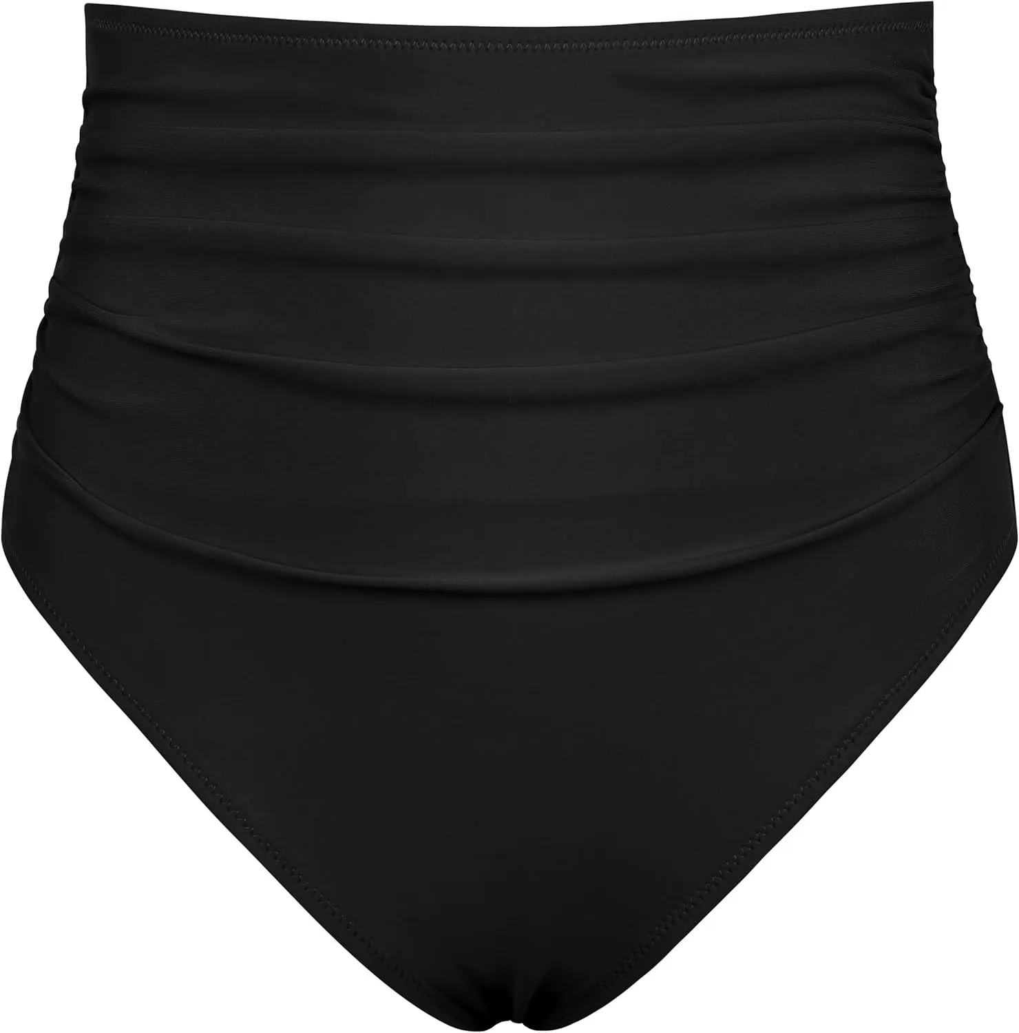 coastal rose High Waisted Bathing Suit Bottoms for Women Tummy Control Swim Shorts Full Coverage Swimsuit Bikini Bottoms