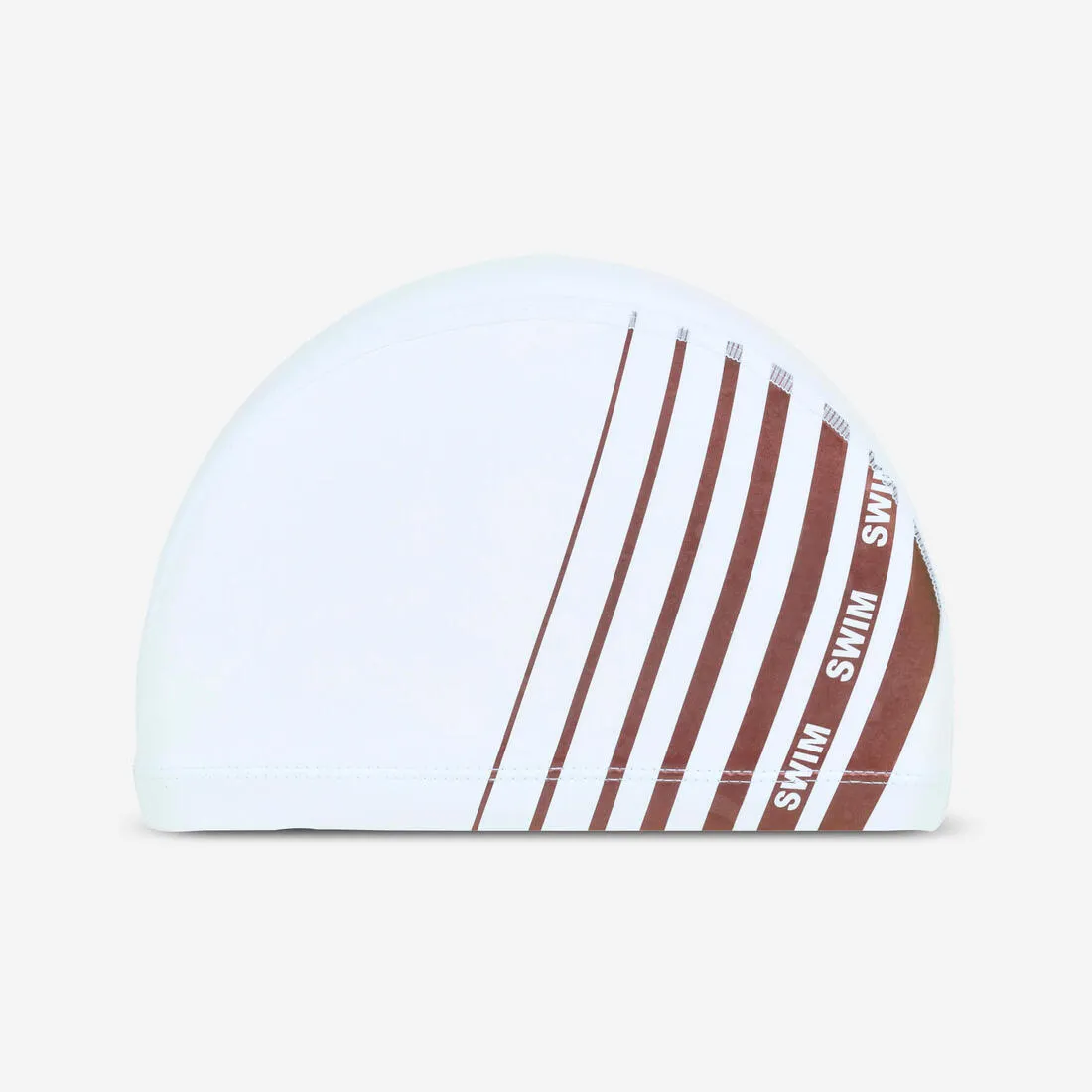 Coated mesh swim cap - Printed fabric - Size M - Green line
