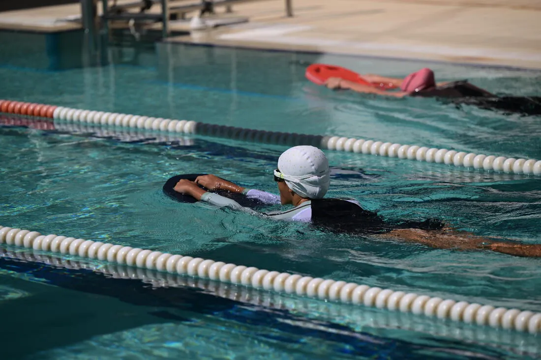 Coated mesh swim cap - Printed fabric - Size S - Marg