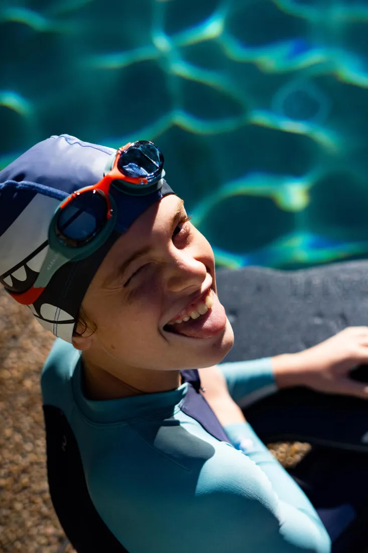 Coated mesh swim cap - Printed fabric - Size S - Marg