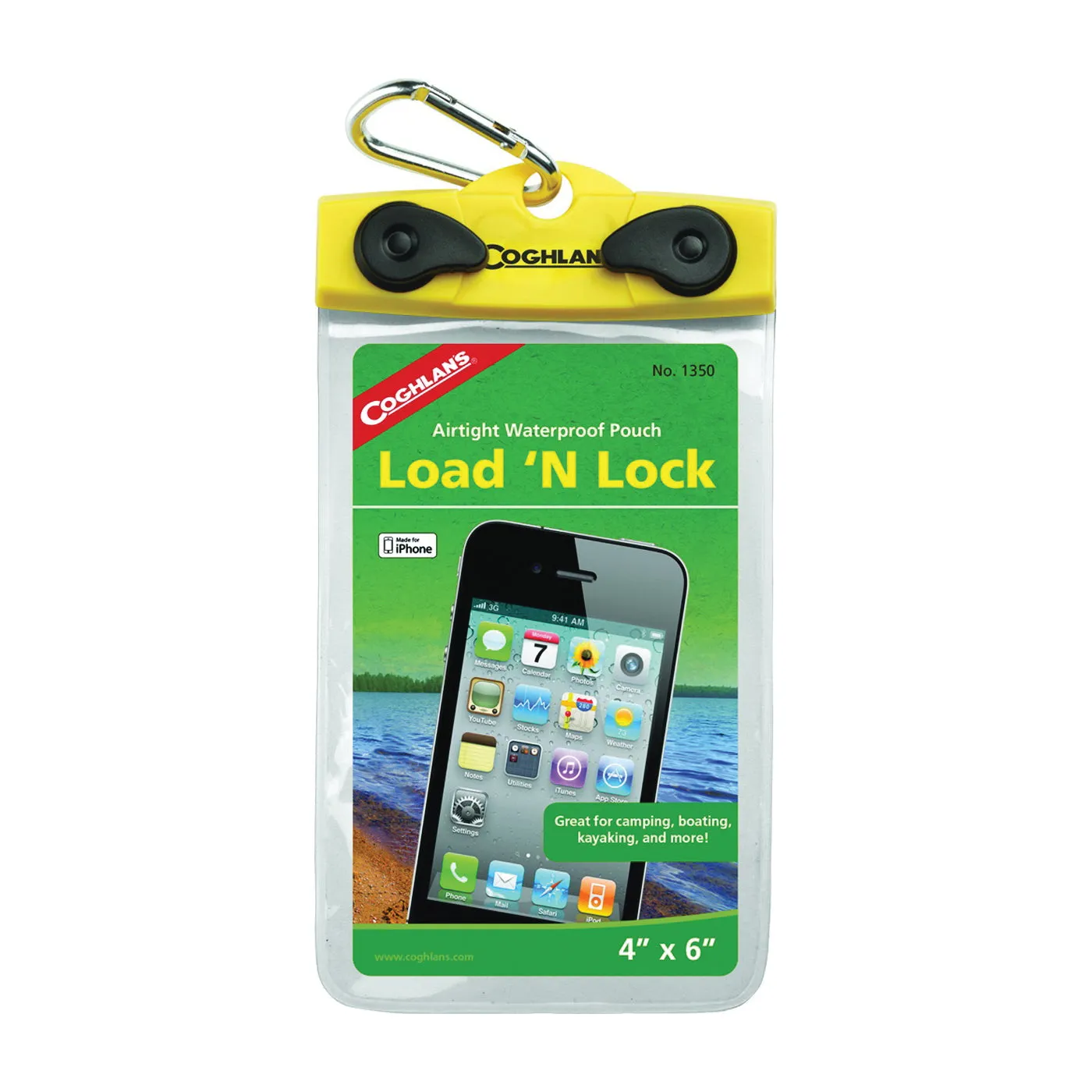 COGHLAN'S Load'N Lock 1350 Cell Phone Pouch, Plastic