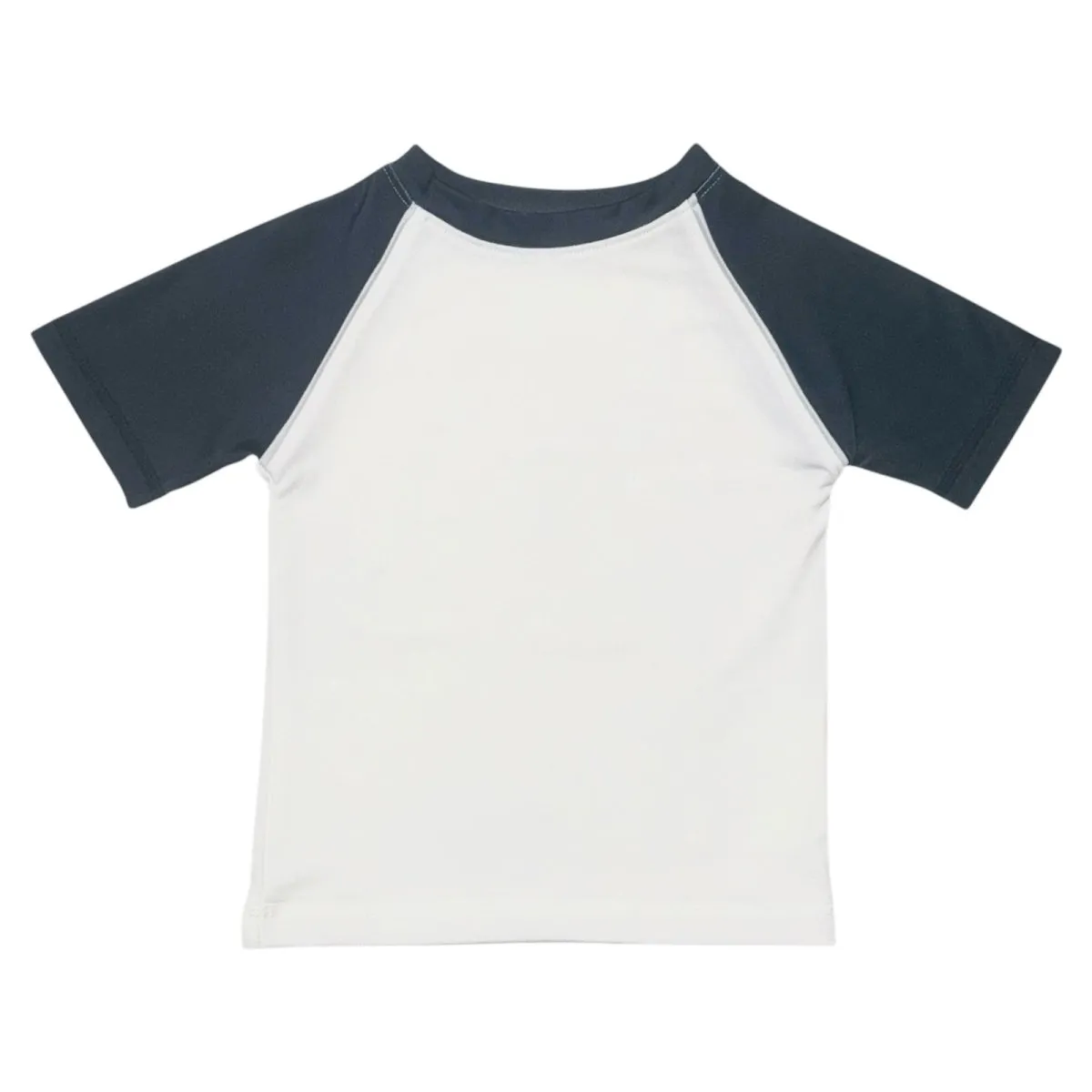 COLOR BLOCK SHORT SLEEVE RASH GUARD