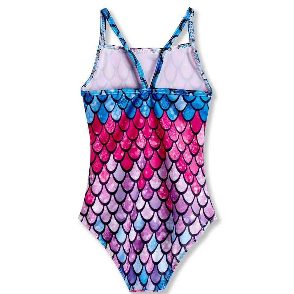 Colorful Fish Scale Swimsuits TENVDA