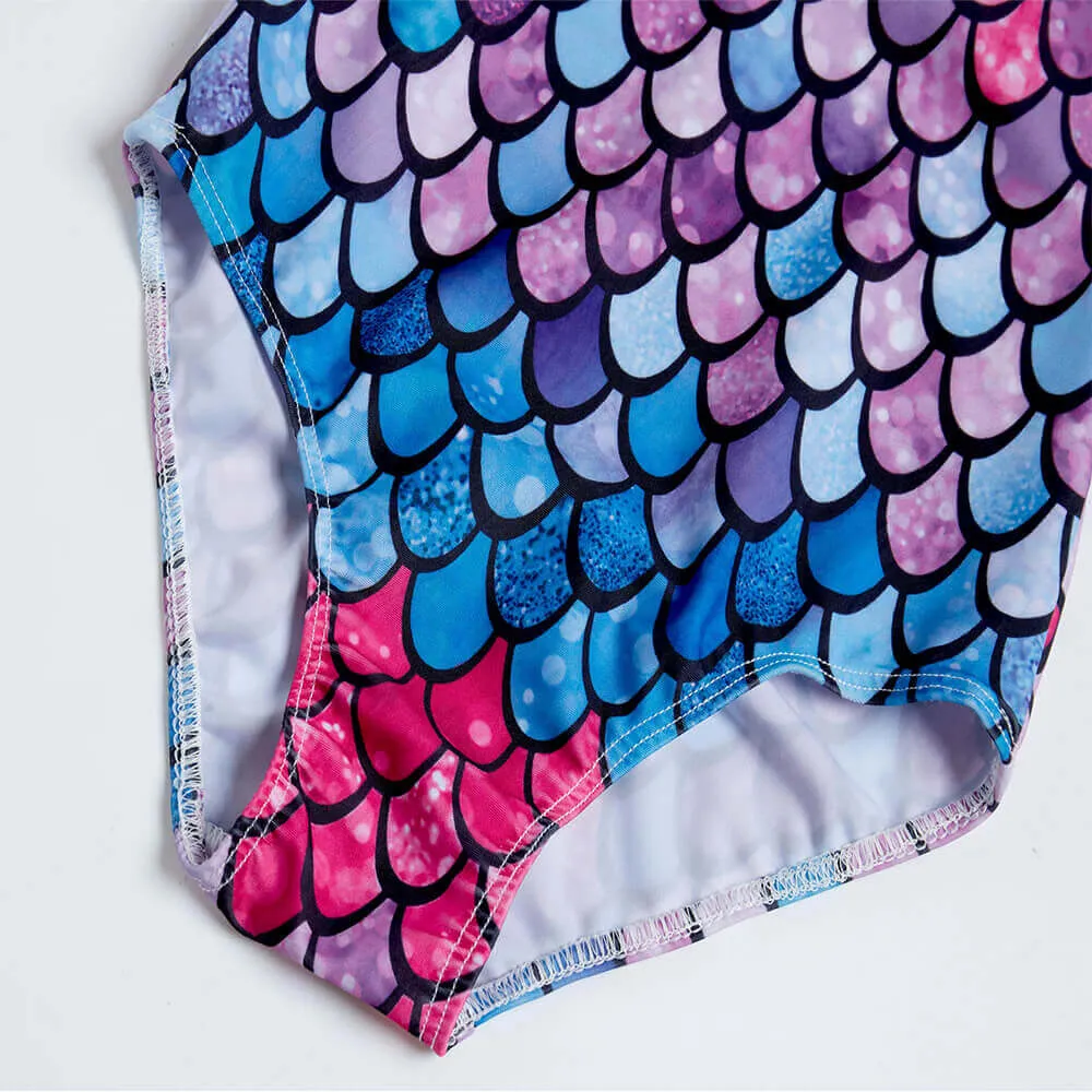 Colorful Fish Scale Swimsuits TENVDA
