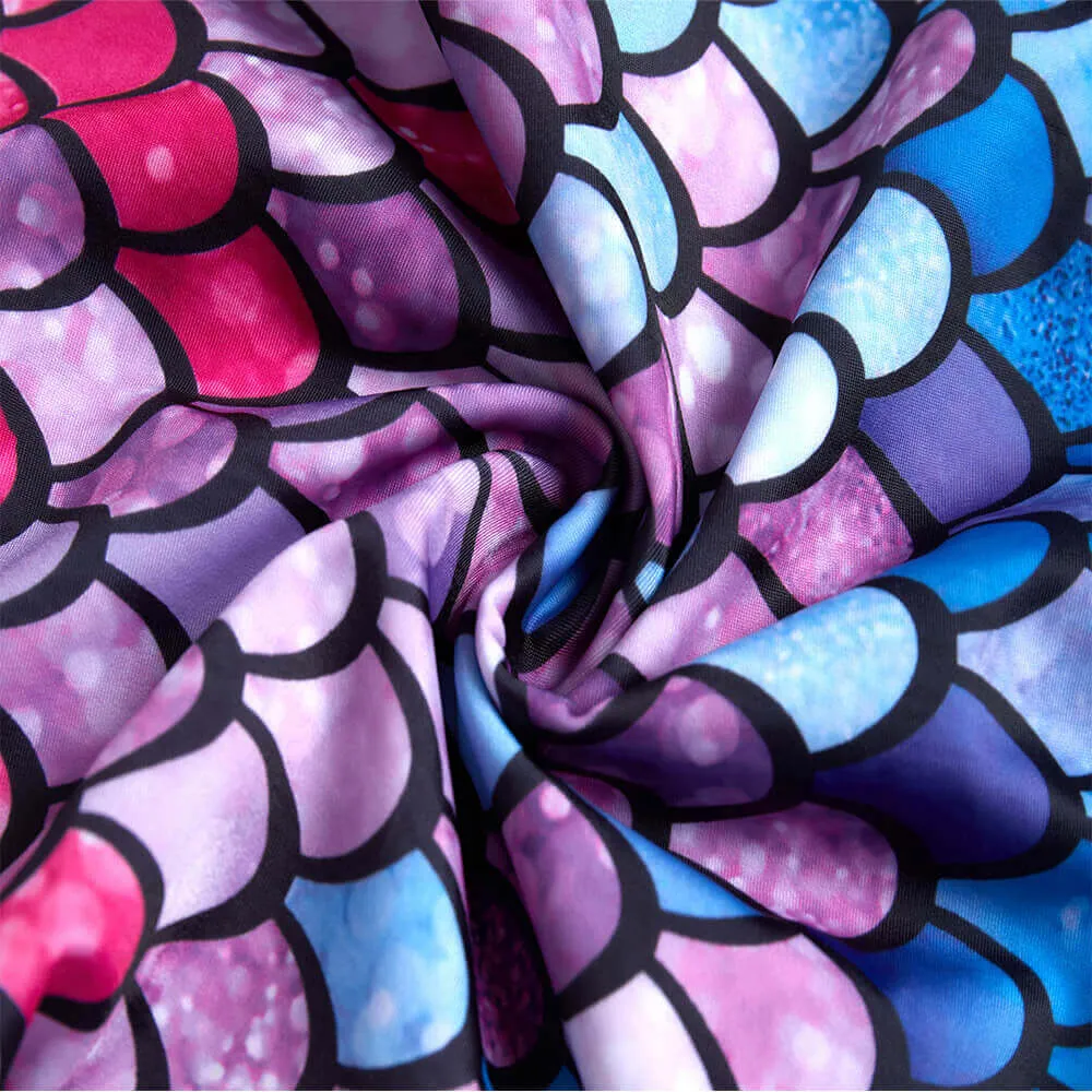Colorful Fish Scale Swimsuits TENVDA