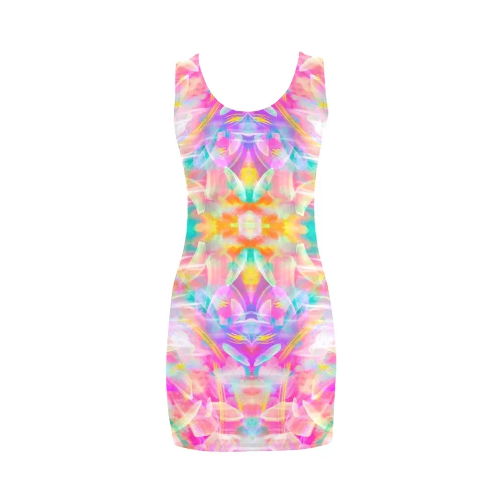 Colourful Whispers Sleeveless Tank Dress up to 3 XL (FWS)