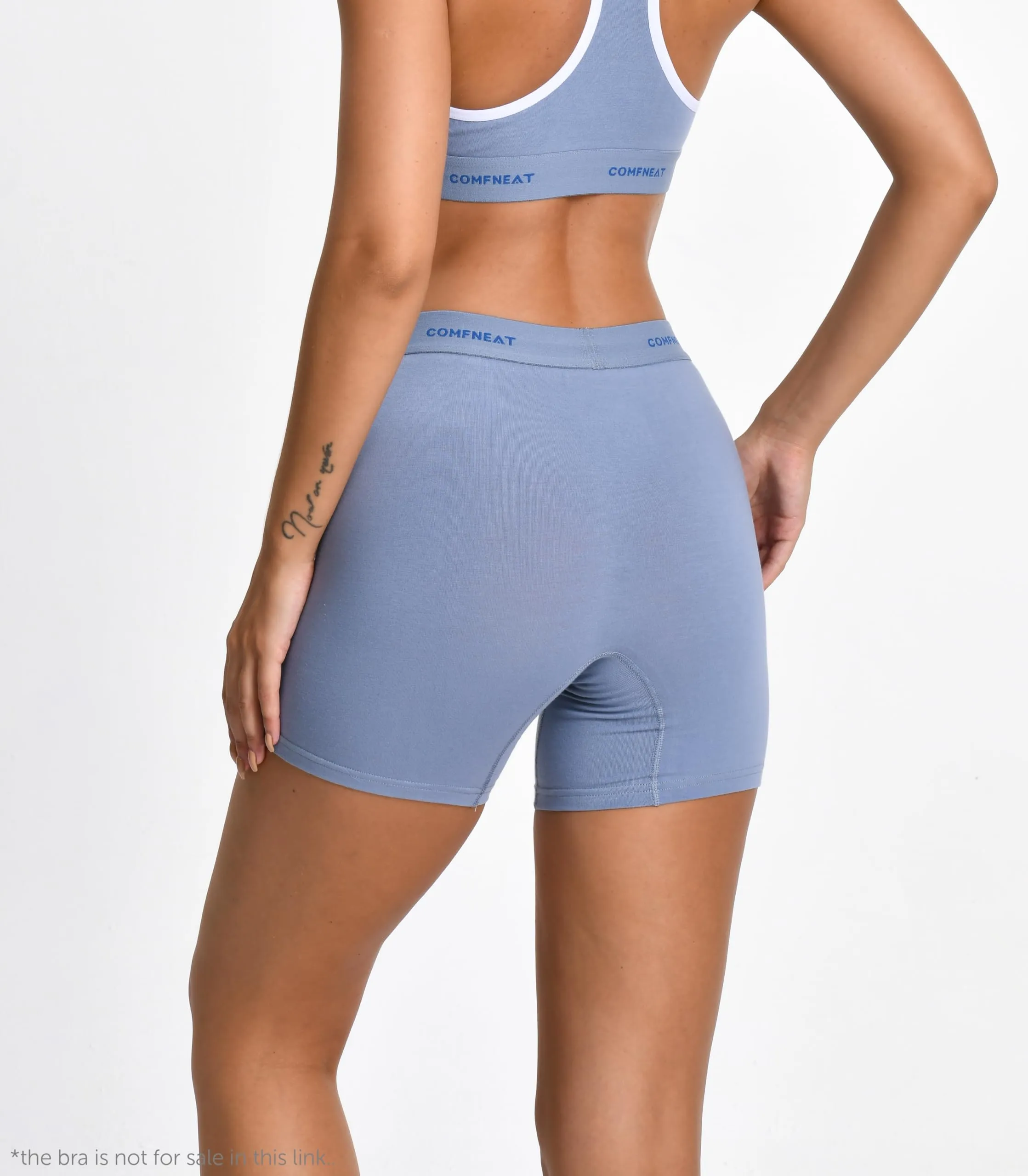 Comfneat Women's 4-Pack Boyshorts Cotton Spandex Boxer Briefs Stretchy Underwear