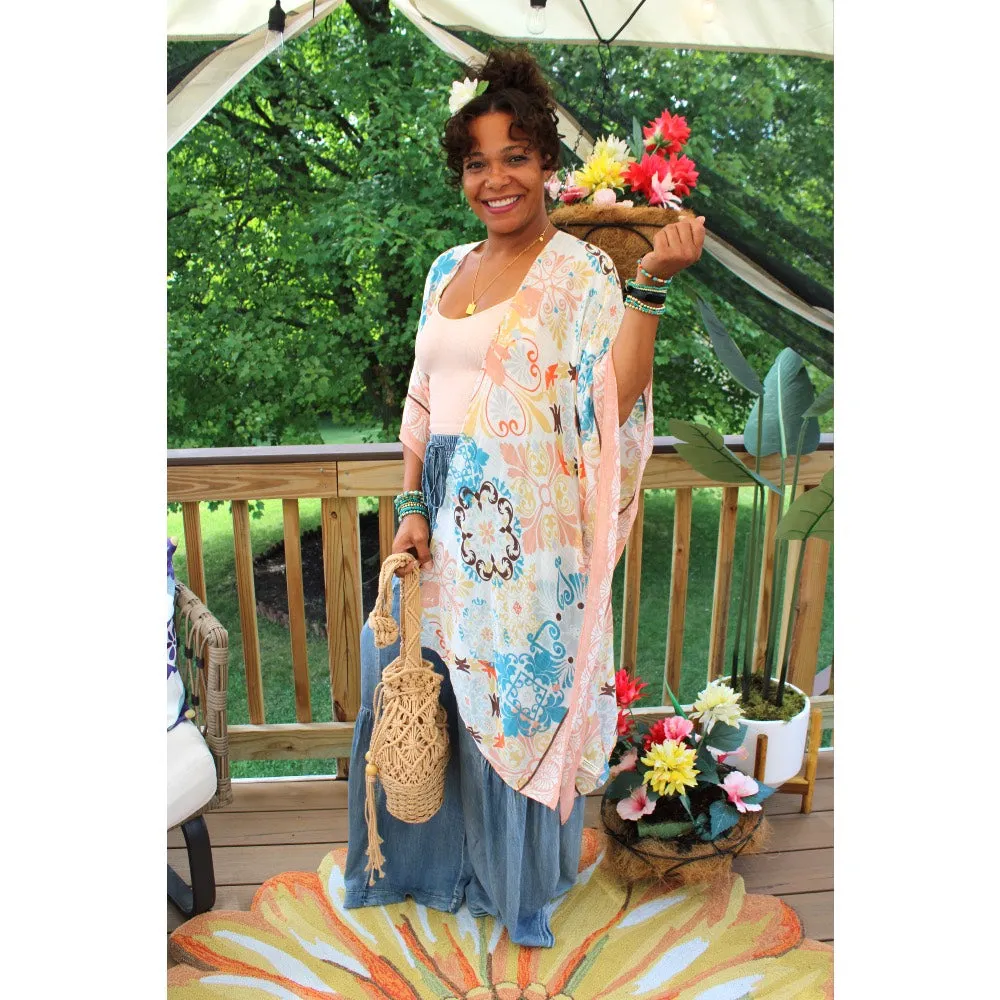 Cona Moroccan Tile Kimono