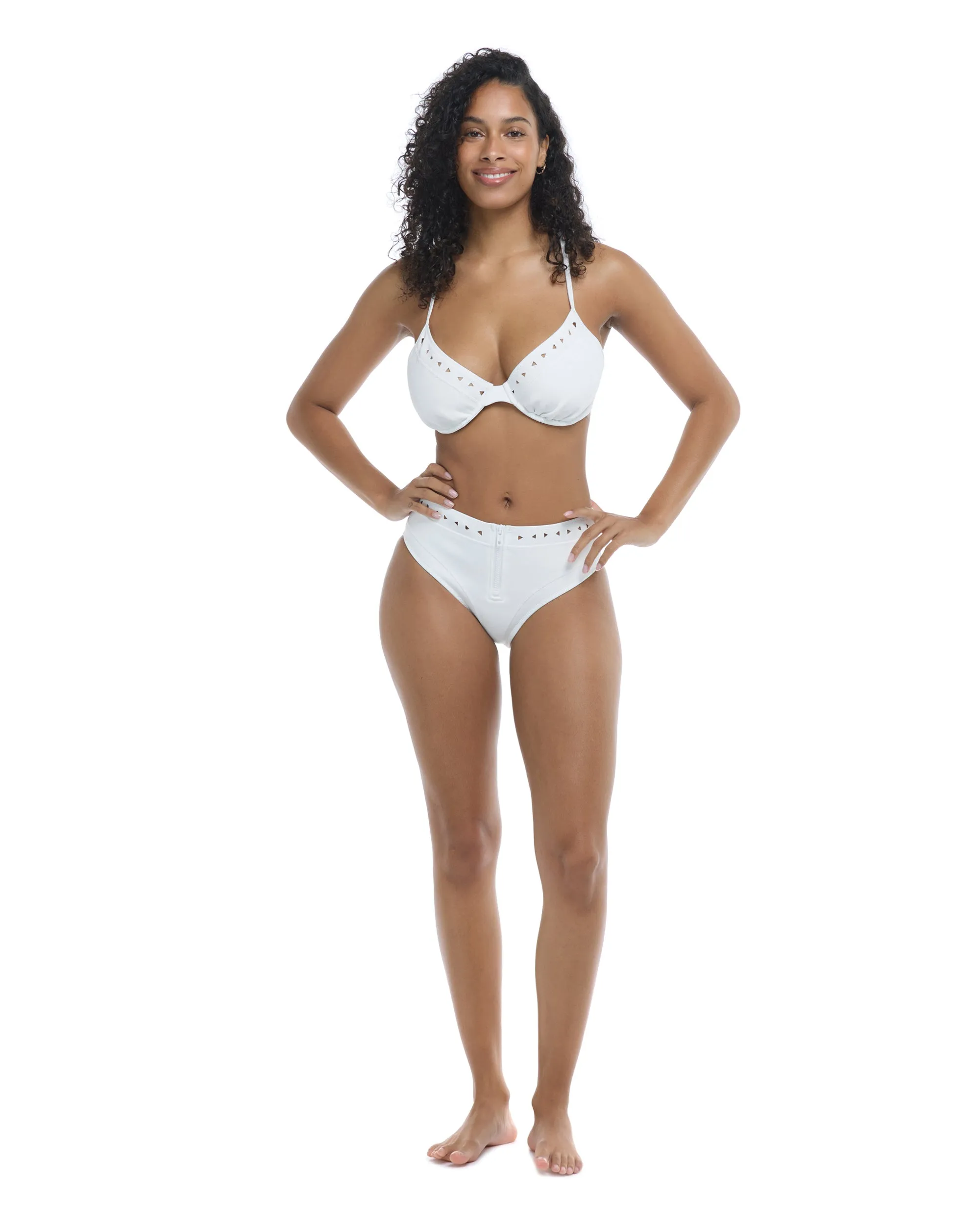 Constellation Solo D-F Cup Bikini Top - Snow