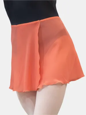 Coral Wrap Short Dance Skirt MP301