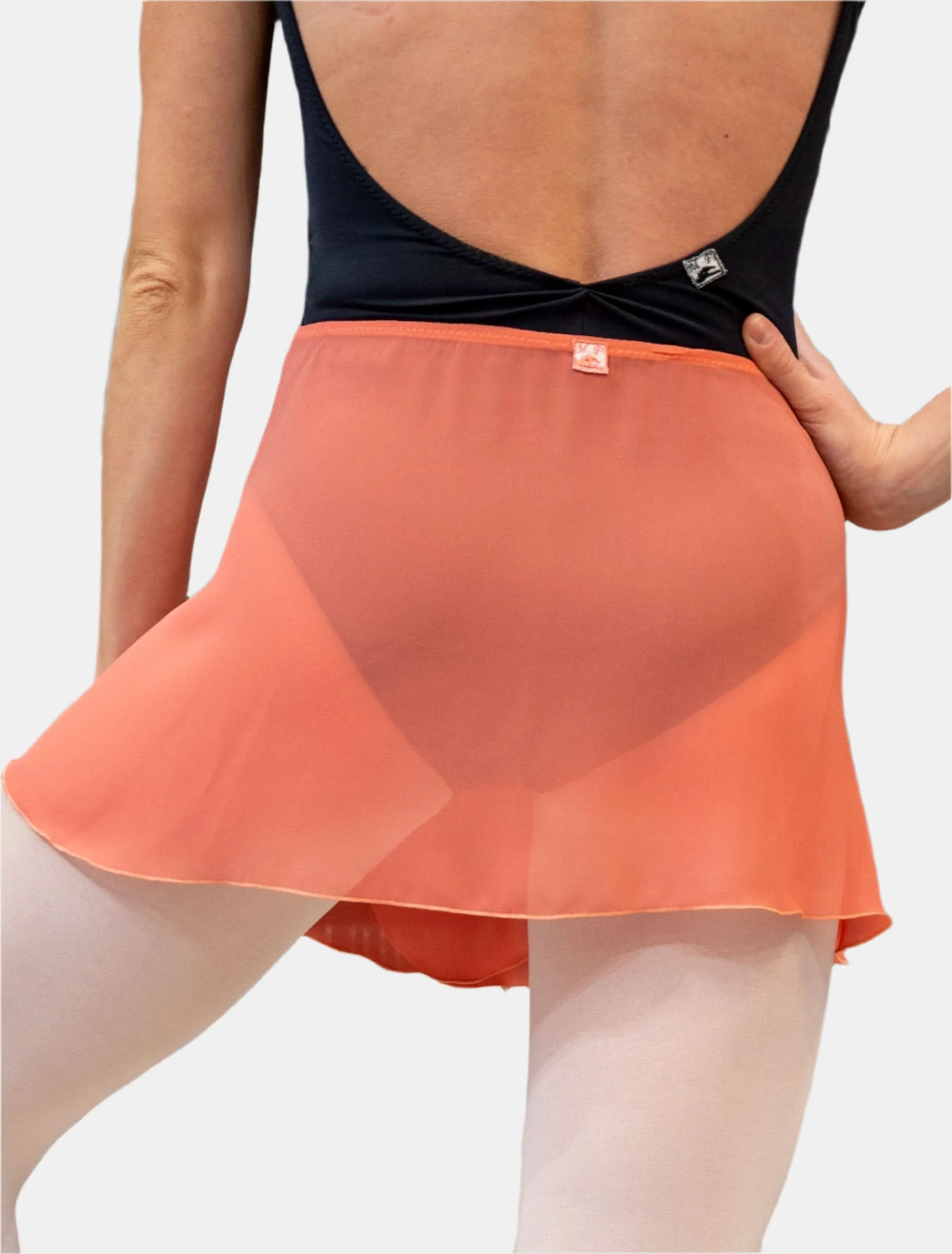 Coral Wrap Short Dance Skirt MP301