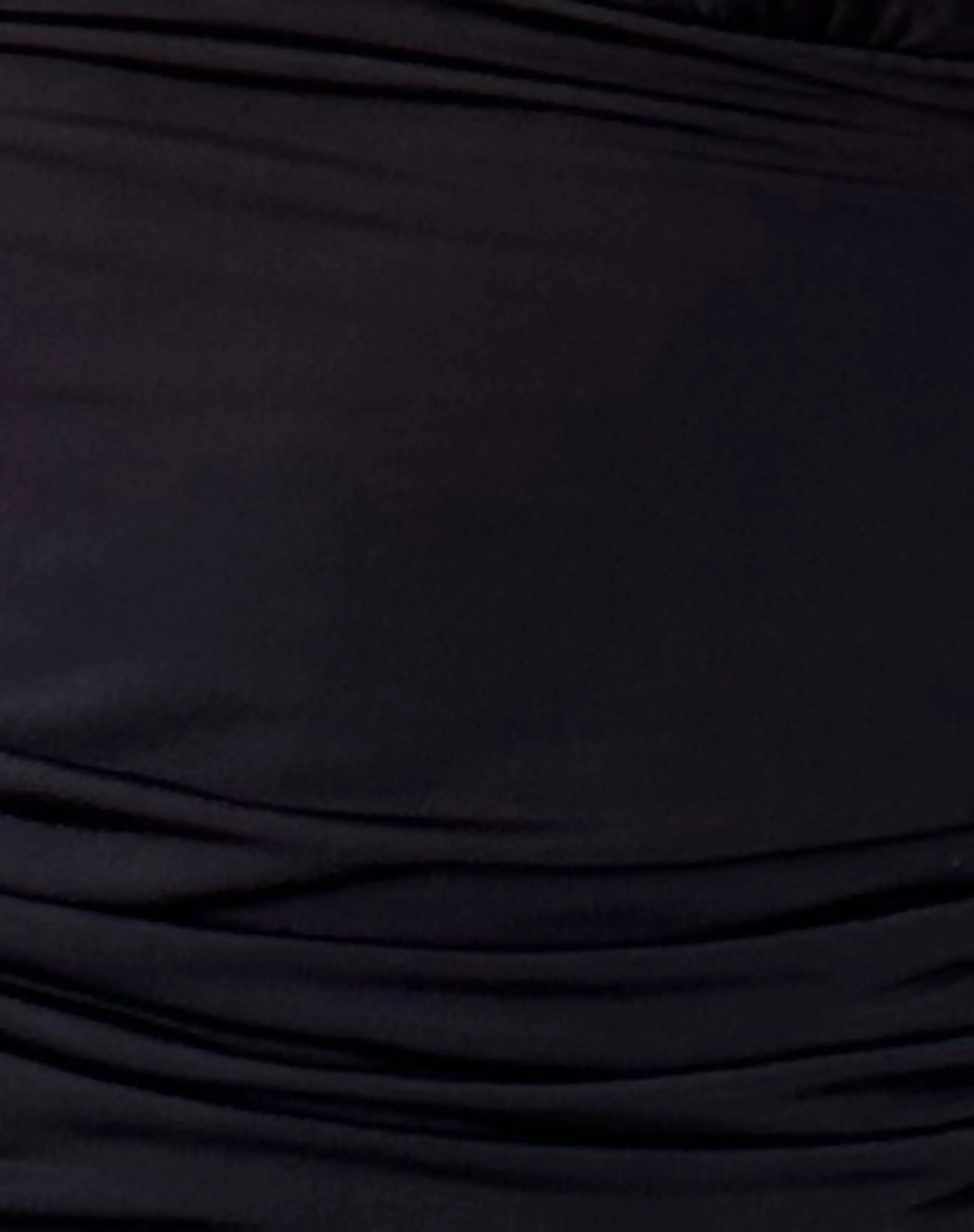 Cosimo Plunge Halterneck Top in Black Slinky
