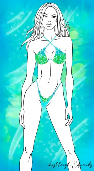 Couture Design - Turquoise Tide
