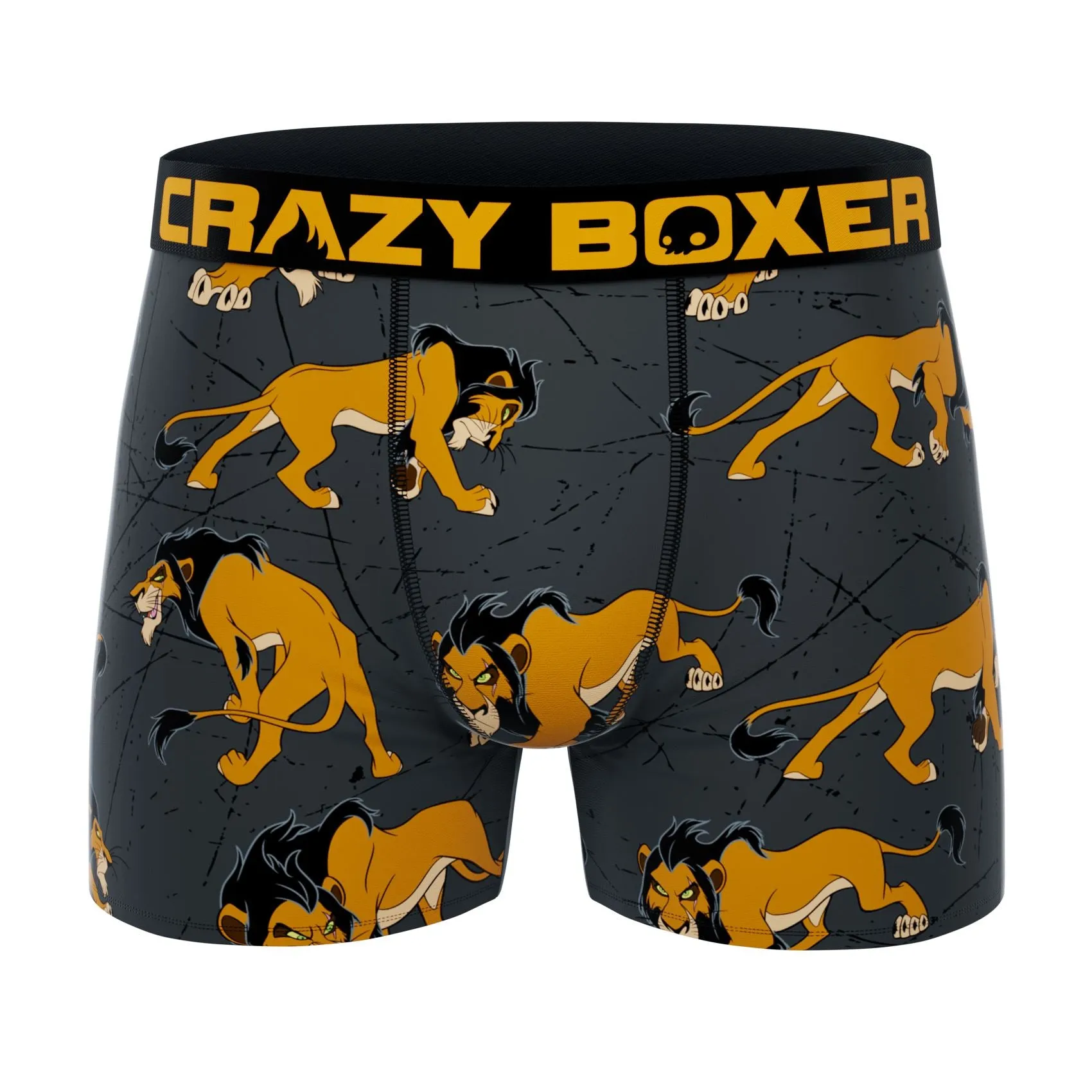 CRAZYBOXER Disney Lion King Men's Boxer Briefs (2 Pack)