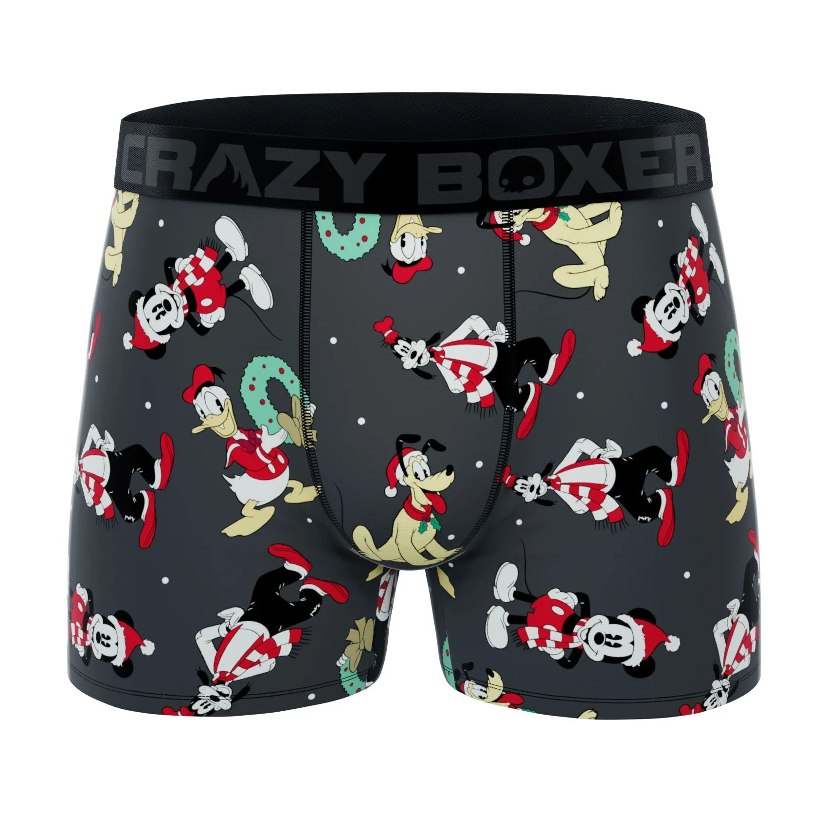 CRAZYBOXER Disney Mickey and Friends XMas Men's Boxer Briefs (3 pack)