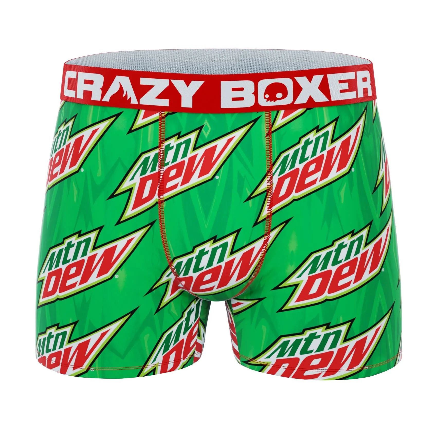 CRAZYBOXER Mountain Dew Bottles Men's Boxer Briefs (2 pack)