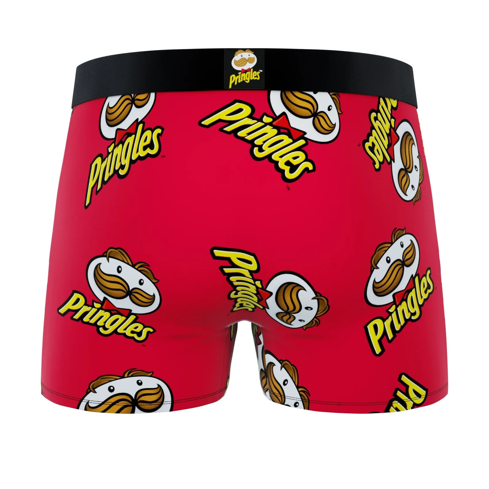 CRAZYBOXER Pringles Face Men's Boxer Briefs (Pack 2)