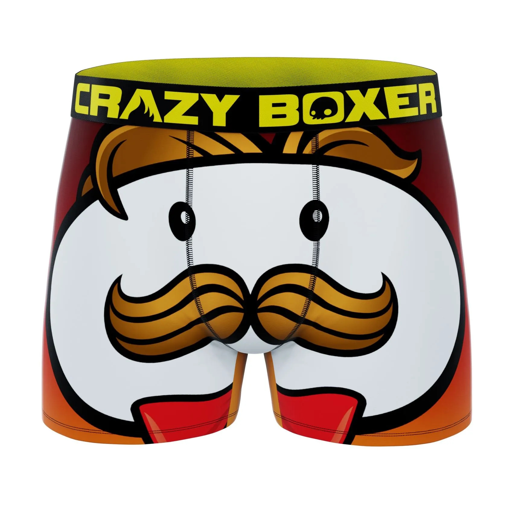 CRAZYBOXER Pringles Face Men's Boxer Briefs (Pack 2)