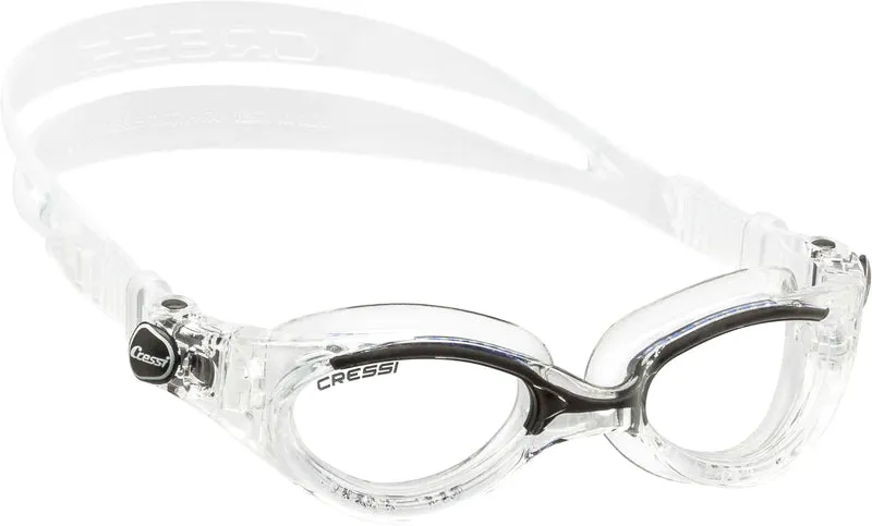 Cressi Swim Flash SMALL Goggles UV Protective Silicone Swimming Goggle