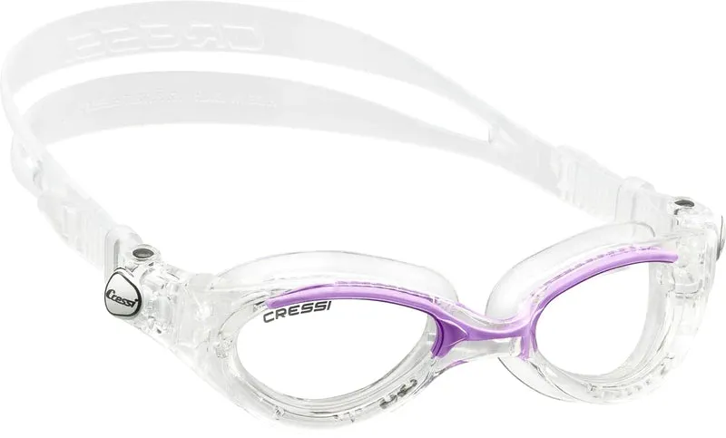 Cressi Swim Flash SMALL Goggles UV Protective Silicone Swimming Goggle