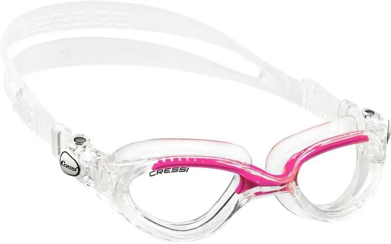 Cressi Swim Flash SMALL Goggles UV Protective Silicone Swimming Goggle