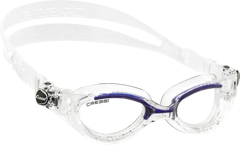 Cressi Swim Flash SMALL Goggles UV Protective Silicone Swimming Goggle