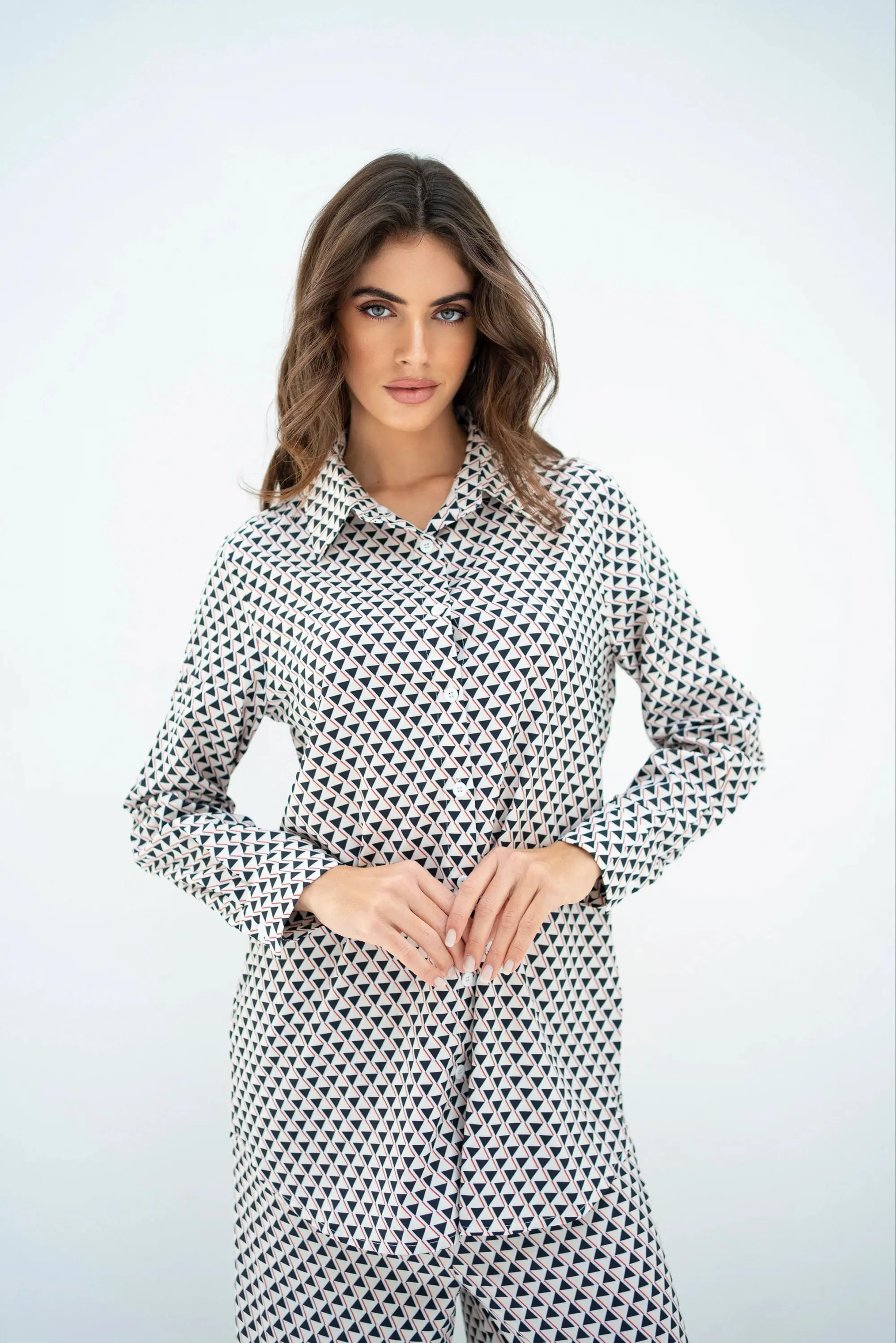 Crimson Triangle Co-ord Set