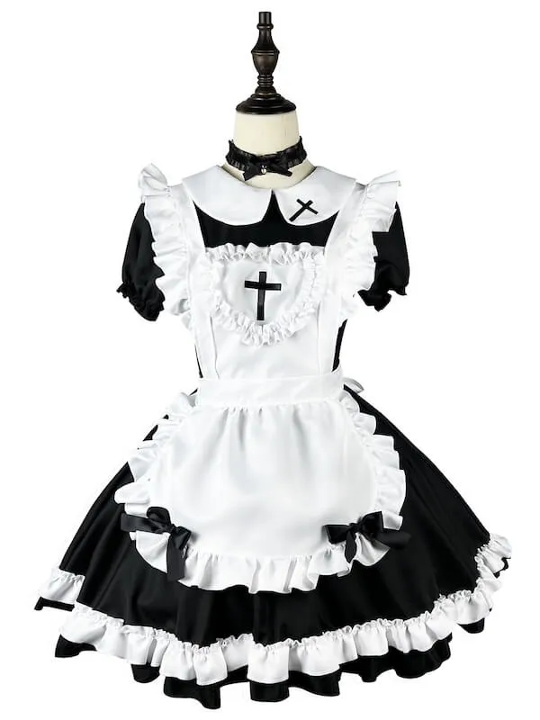 Cross lolita maid dress