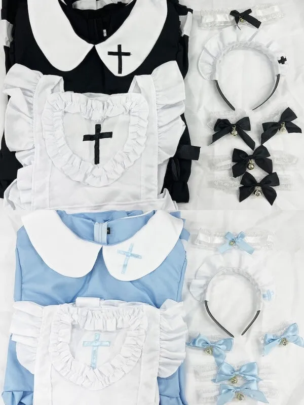 Cross lolita maid dress