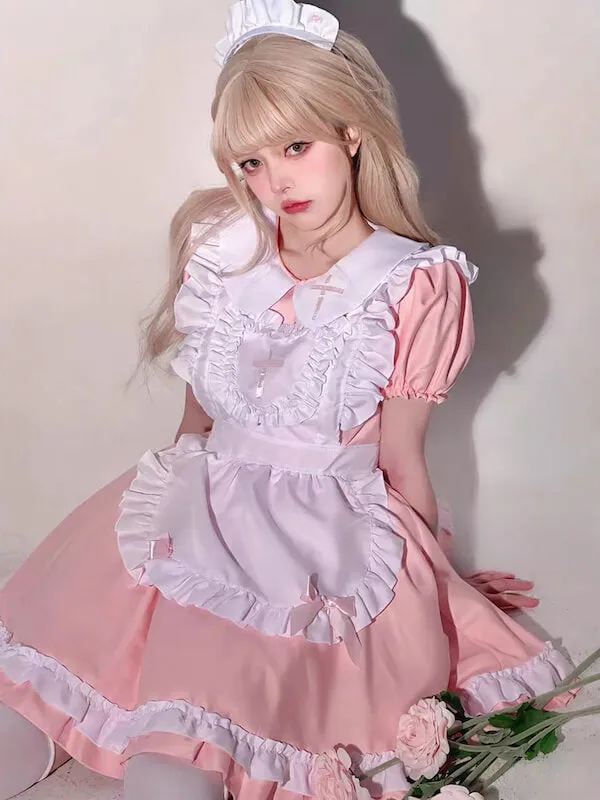 Cross lolita maid dress