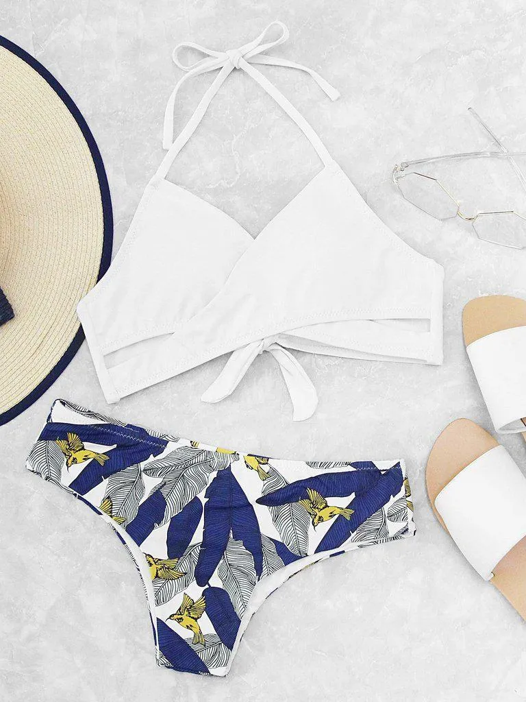 Cross Wrap Mix & Match Bikini Set