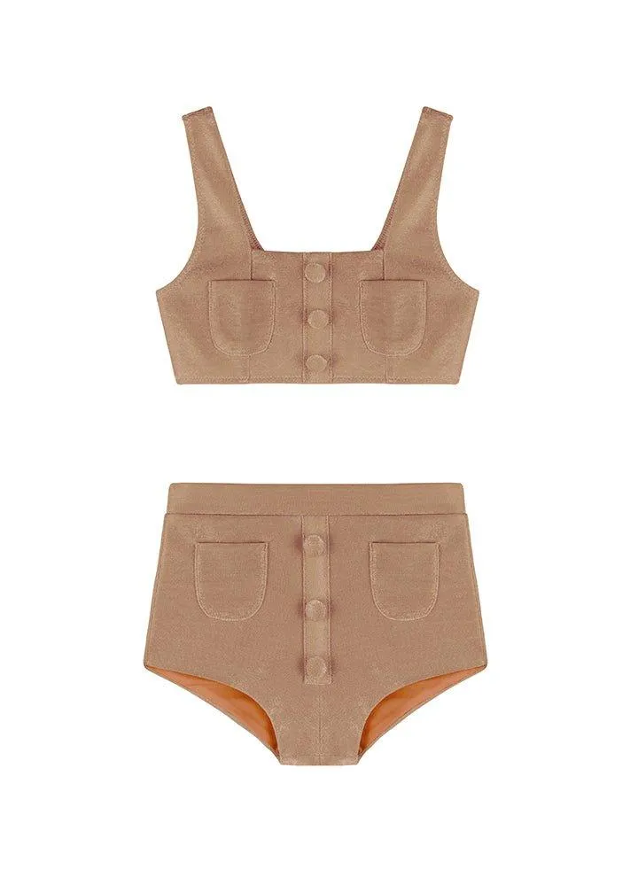Daisy Bronze Kids Bikini