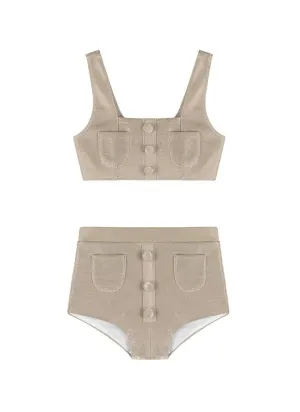 Daisy Silver Kids Bikini