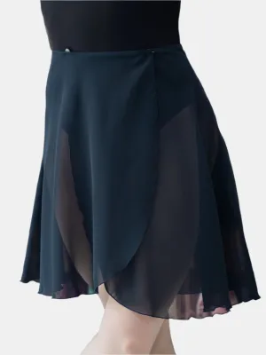 Dark Blue Wrap Long Dance Skirt MP339