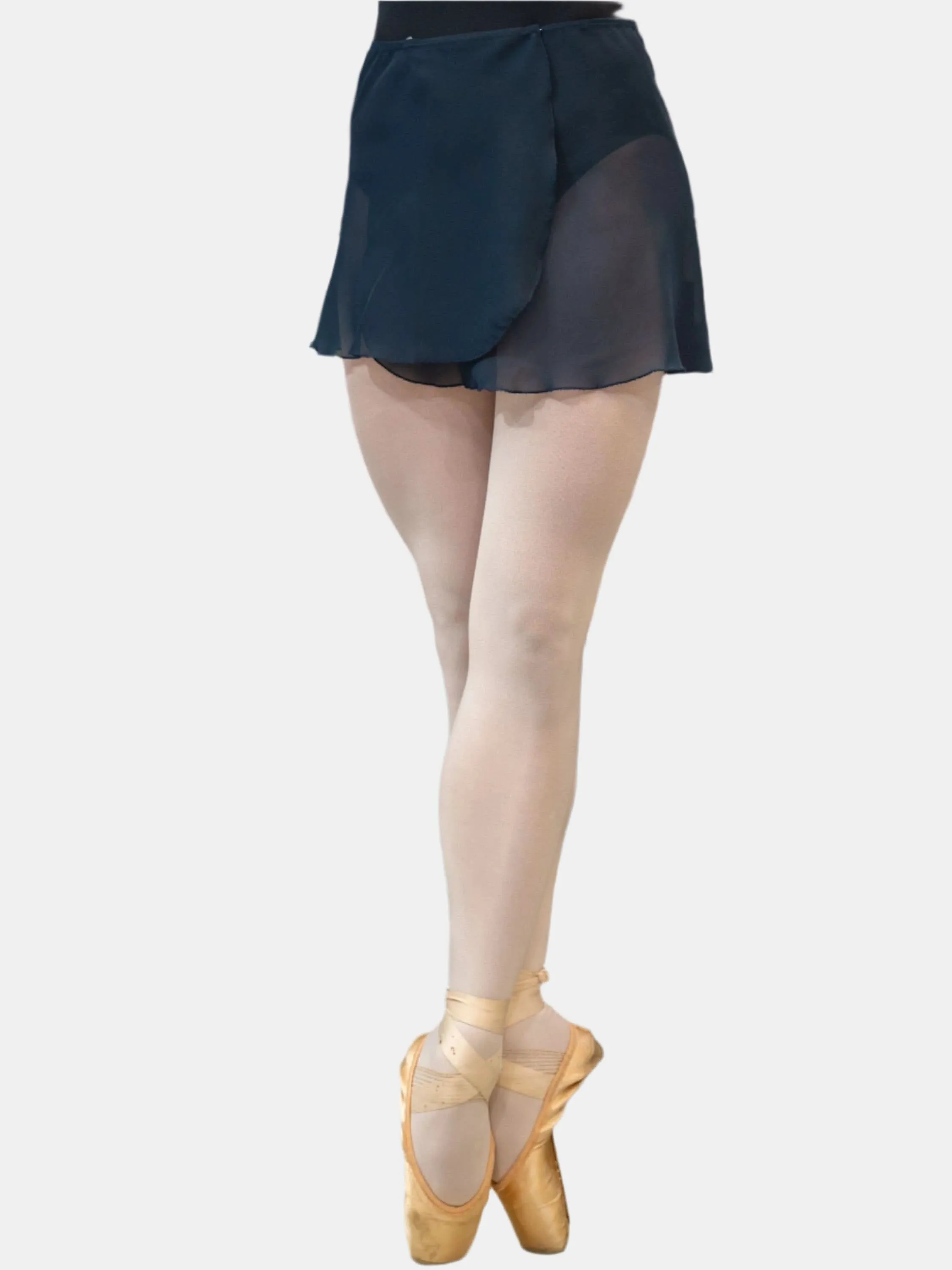 Dark Blue Wrap Short Dance Skirt MP301