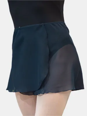 Dark Blue Wrap Short Dance Skirt MP301