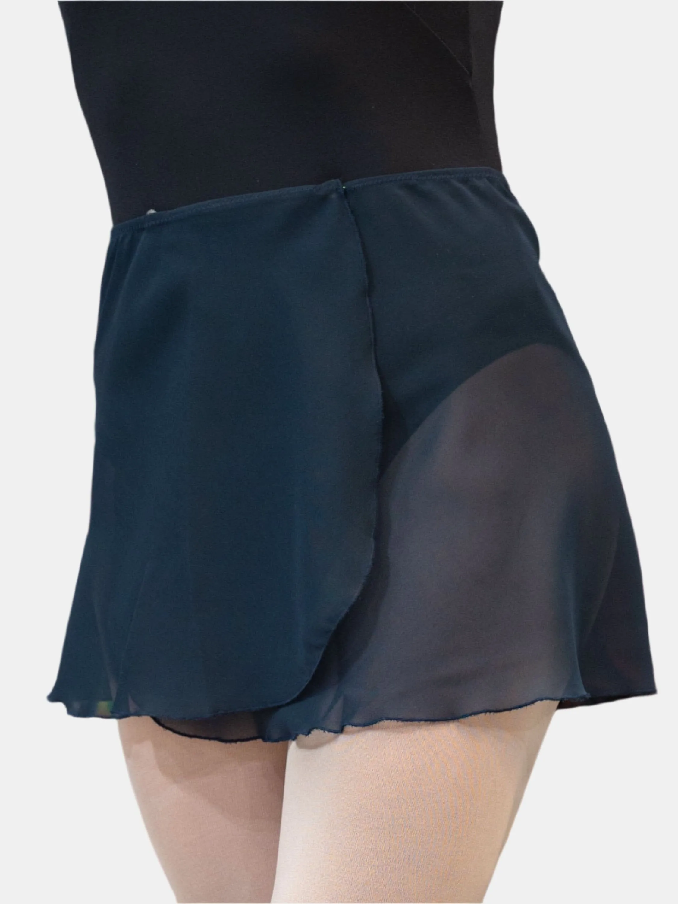 Dark Blue Wrap Short Dance Skirt MP301