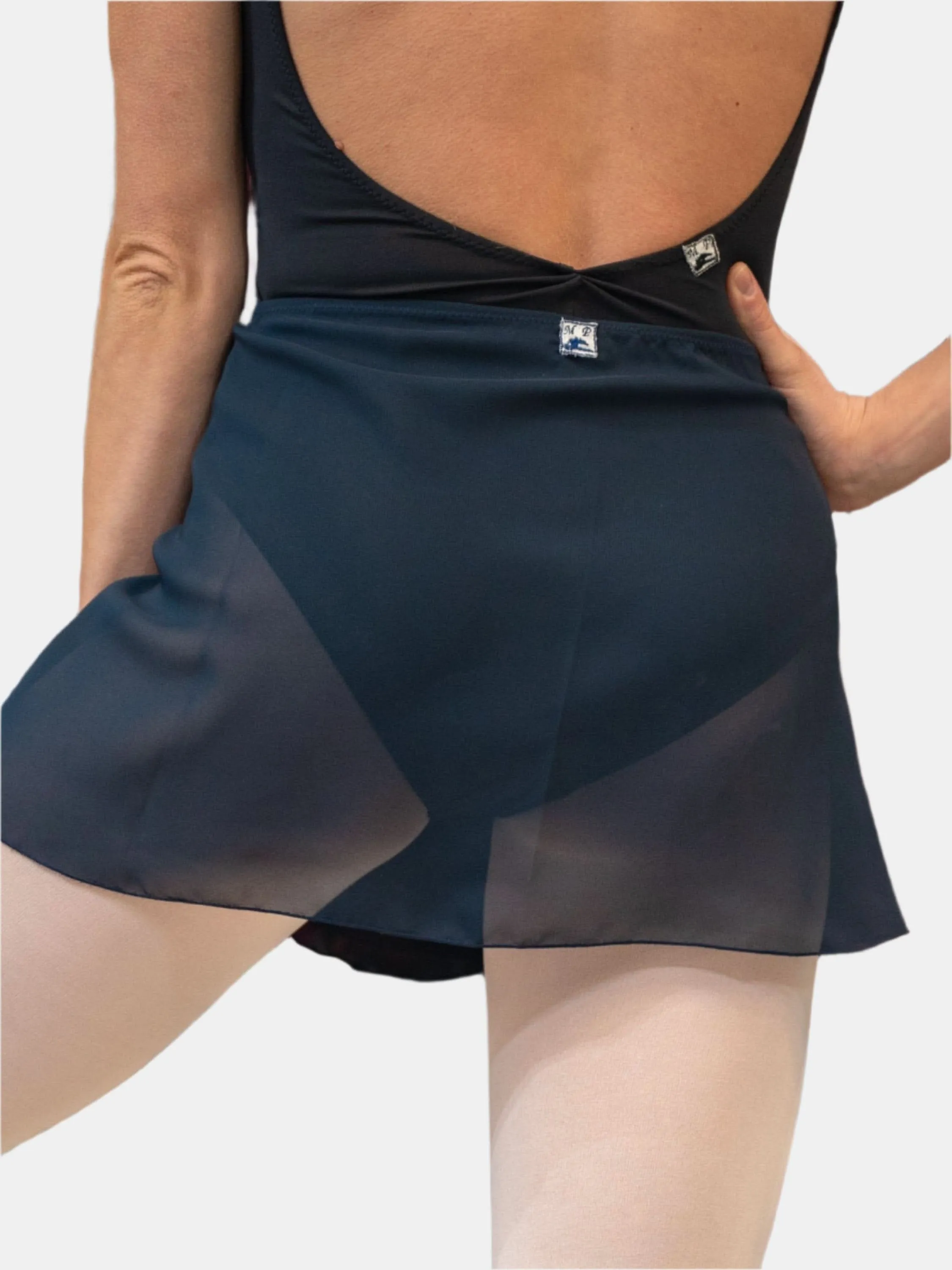 Dark Blue Wrap Short Dance Skirt MP301