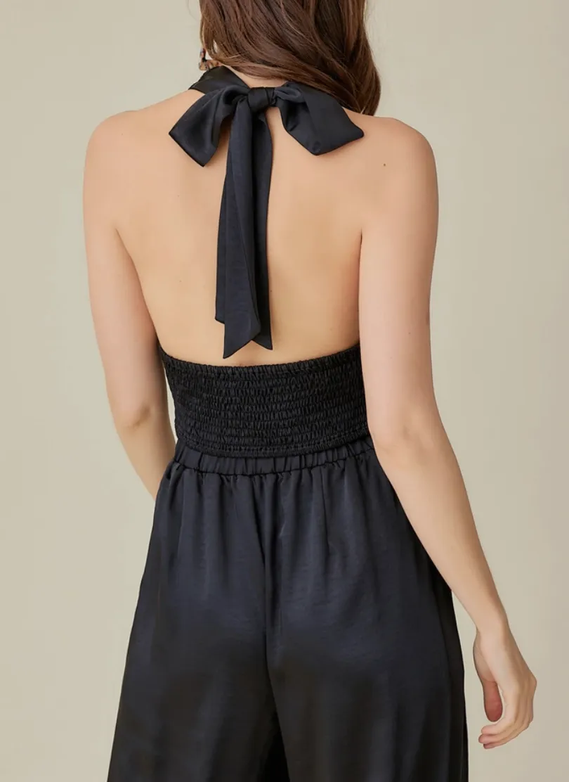 Deep V Neck Halter Top