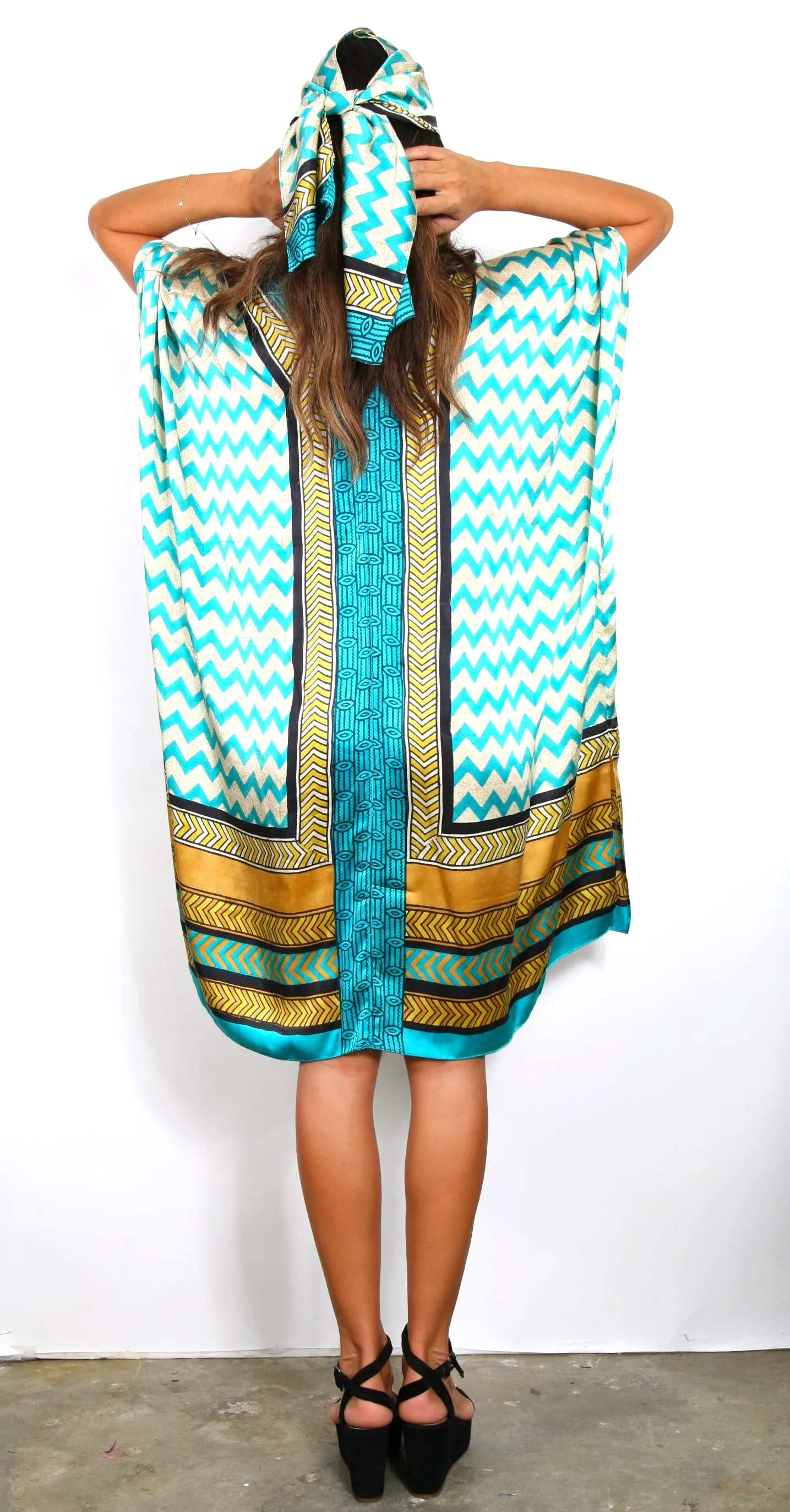 Desert Sunset - Short Maxi Kaftan