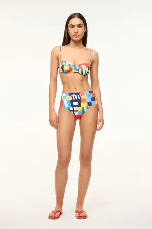 DEVON HIGH RISE BIKINI BOTTOM | SAILS UP